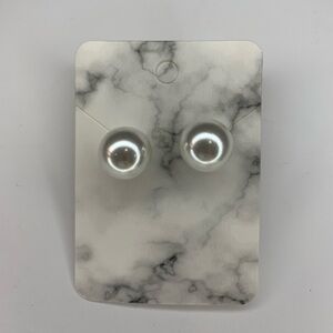 Pearl earrings